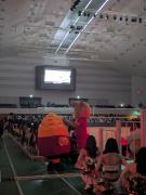 グロッテに涙を拭いてもらうボク